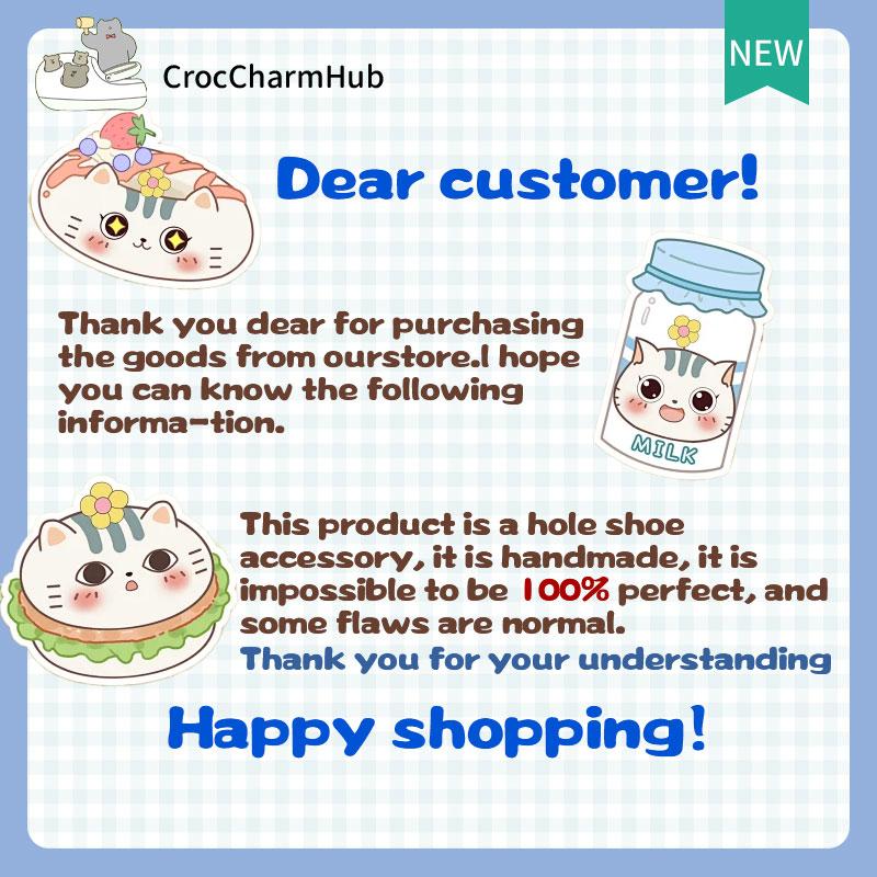 Product Introduction of Jibbits Fashion Clog Jibbitx charm Creative Cute Cartoon Colorful Pattern DIY Shoes Buckle/ Shoes Charm/Clog Button 2