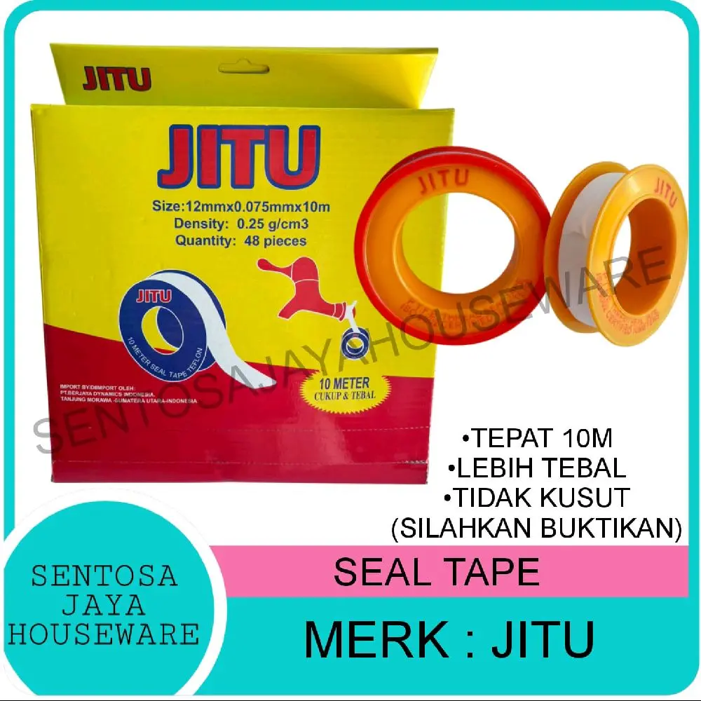 Seal Tape - Sealtip - Solatip Kran - Isolasi Kran air 10M panjang