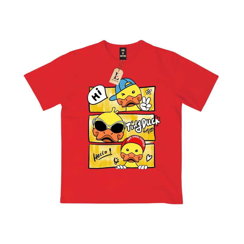 LINK IN COTTON - Tshirt Tidy Duck 100% Cotton Nyaman dan Tebal 6
