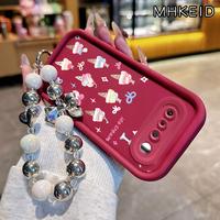 Gambar MHKEID Casing Hp untuk Realme 16 5G Case Pola Beruang yang lucu Kasing Anti-Sidik Jari Silikon Kasus Lembut Gelang manik Tali gantung Casing - Gaya1, Realme 16 5G dari MHKEID MALL Kab. Tangerang 2 Tokopedia
