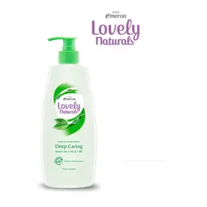 Emeron Lovely Naturals Deep Caring Hand & Body Lotion Green Tea + Vit E + BS 450ml