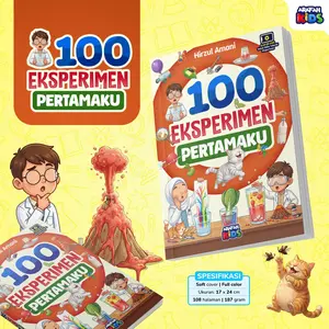 Pustaka Arafah 100 Eksperimen Pertamaku Buku Sains Anak Soft Cover Full Color Edukatif & Spiritual - Books Anak