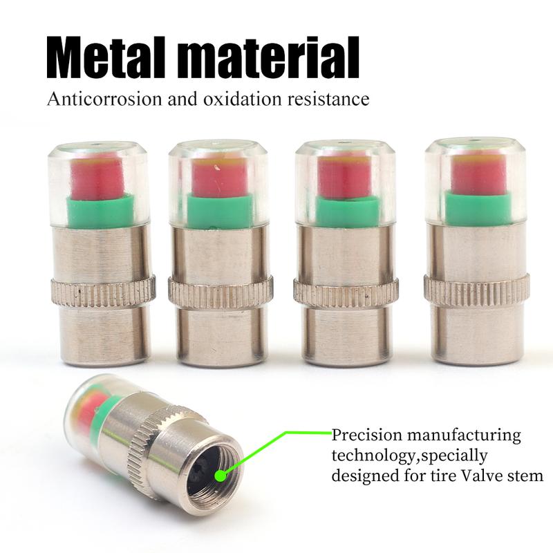 Product Introduction of Báo Động Màn Hình Áp Suất Lốp Xe Ô Tô, Bộ 4 Chiếc, Máy Đo Áp Suất Lốp, Chỉ Báo, Vỏ Kiểm Tra Bên Ngoài, Cảm Biến, Dụng Cụ Bên Ngoài Lốp 18