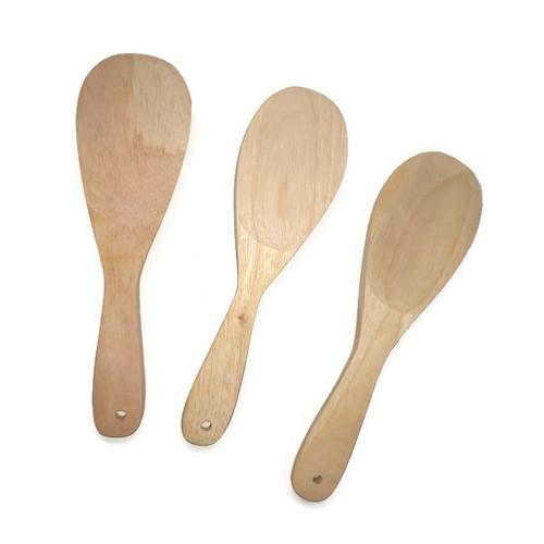 [ BISA BAYAR DITEMPAT ] centong kayu / centong nasi / centong / centong kayu anti lengket / centong kayu murah / centong nasi kayu centong nasi Alat Sendok Kitchenware 2