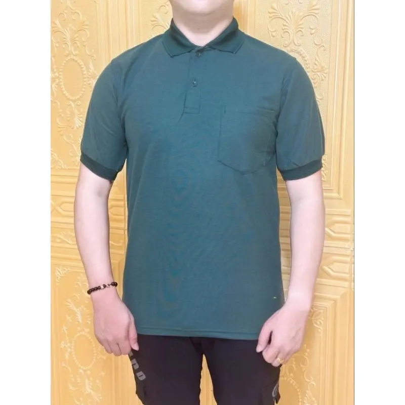 Kaos Polos/Kaos Kerah/Lengan Pendek Saku/Seragaman 5