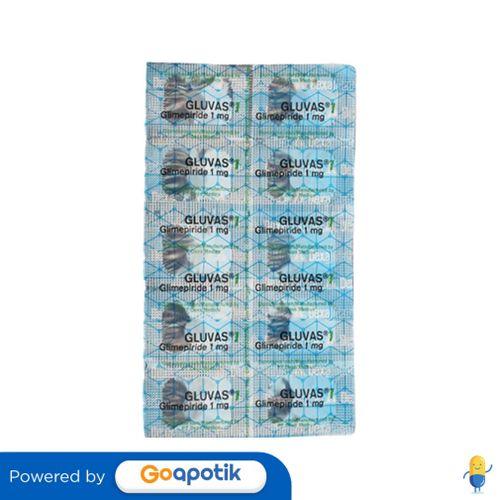 GLUVAS 1 MG STRIP 10 TABLET