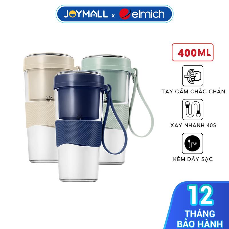 Máy Xay Sinh Tố Cầm Tay Elmich BLE9215 400ml, , luoi 8 Cánh, Xay Nhanh 40s -JoyMall