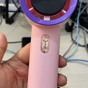 COD kipas genggam mini ultra cepat berkualitas tinggi dengan angin kencang kipas turbin yang dapat disesuaikan dengan tampilan digital 200 kecepatan cocok untuk olahraga luar ruangan untuk mendinginkan dengan cepat