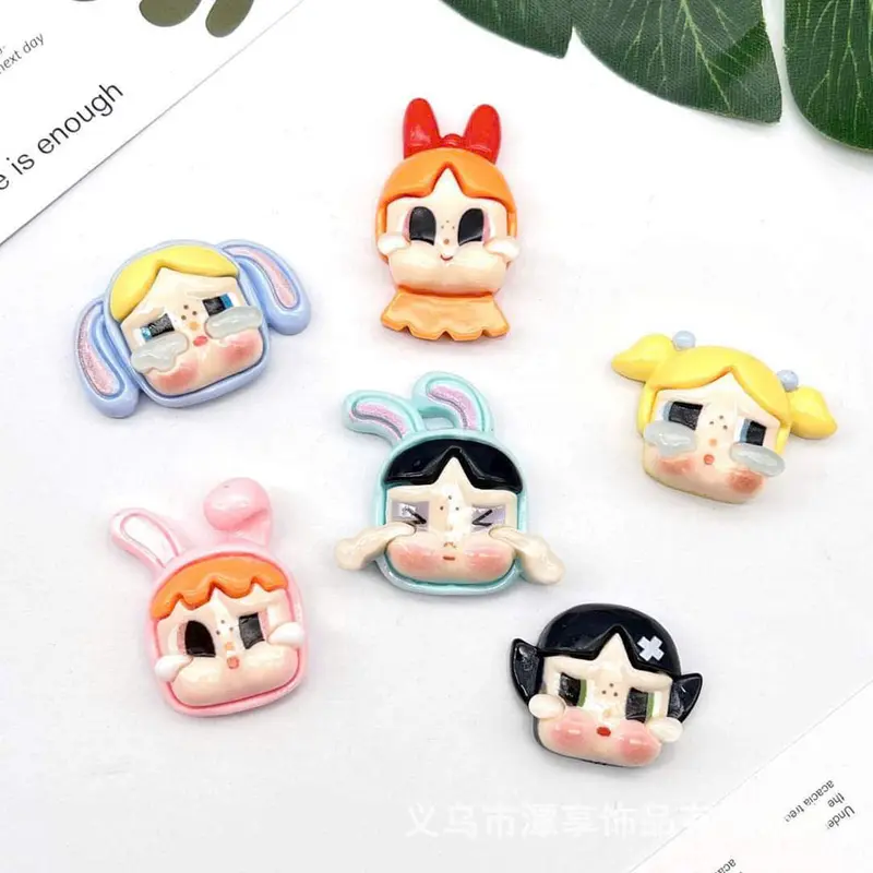 Bộ Sticker nhựa phủ mạ kim - 3D-nhí-đá gắn dép siêu dễ thương gắn dép sục 8