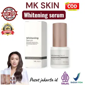 [SIAP KIRIM] WHITENING SERUM MK SKIN Berjerawat Mencerahkan Wajah Tranexamic Niacinamide
