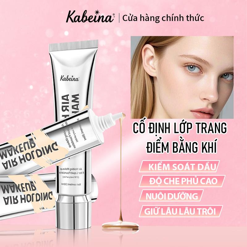 Kem nền lâu trôi Kabeina Airy chống nước và mồ hôi, giữ được lớp trang điểm…