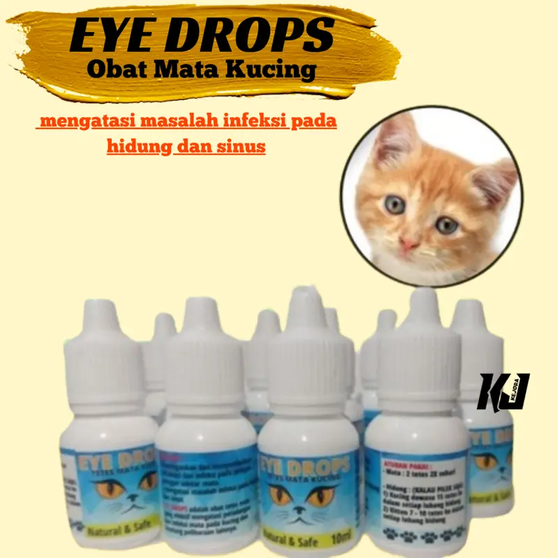 Obat Tetes Mata Kucing Kelinci Anjing Mata Iritasi Mata Belekan Eye Drops 0