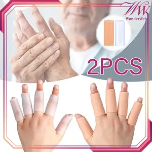 2pcs/Set Pelindung Jari Tangan Silikon Pelindung Jari Finger Protector Tube Pelindung Jari Silicone
