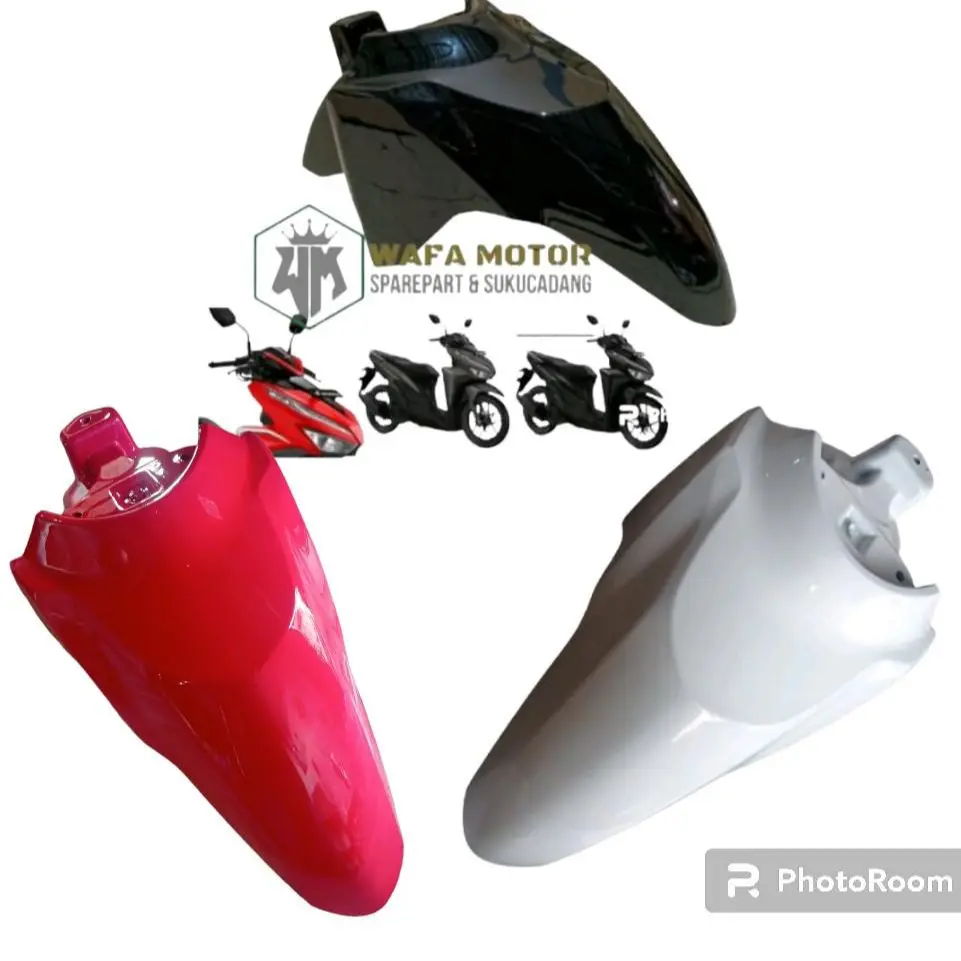 spakbor depan vario 125/150 new led esp 2018-2022 hitam merah cabe abu putih hitam Silver doff biru doff Motorcycle