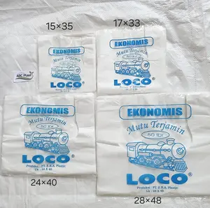 Kantong Kresek Plastik Loco Putih Susu Ekonomis 15,17,24,28