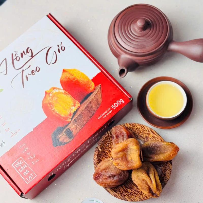  {Tặng Trà atiso } Hồng Treo gió 25 ngày Loại 1 T Farm 