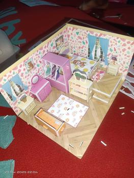 Product Review of Puzzle 3D Miniatur DIY Mainan craft 3D Mainan Edukasi Anak Jigsaw Besar Part 1 Seri Interior Rumah DIY Rumah House from E**E 1