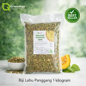 Biji Labu Oven / Roasted pumpkin Seed (1 kilogram) by Granology