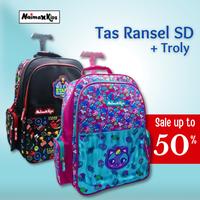 Gambar Tas Sekolah Anak SD Troly | Naimax Kids | Tas Ransel Original Motif Fashion - Baby Unicorn dari NaimaxKids.id Kota Tangerang 1 Tokopedia