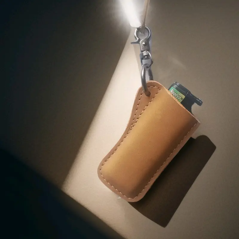 gantungan kunci kulit asli ragam aksesoris keychain Elegan 2