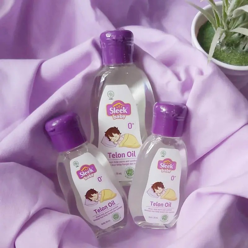 Sleek Baby Telon Oil Minyak Telon Bayi Murah Original - COD Bisa Untuk Perut 1