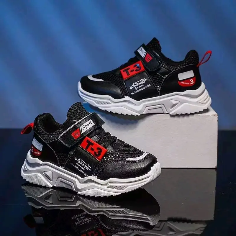 Sepatu Sneaker anak laki laki T3 Terbaru Realpict Sepatu Trendy Best Seller Casual Shoes Fashion Motif