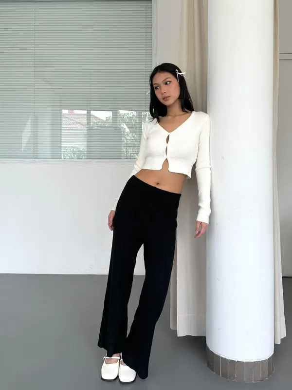 CASSIE KNIT PANTS | LONG PANTS 2