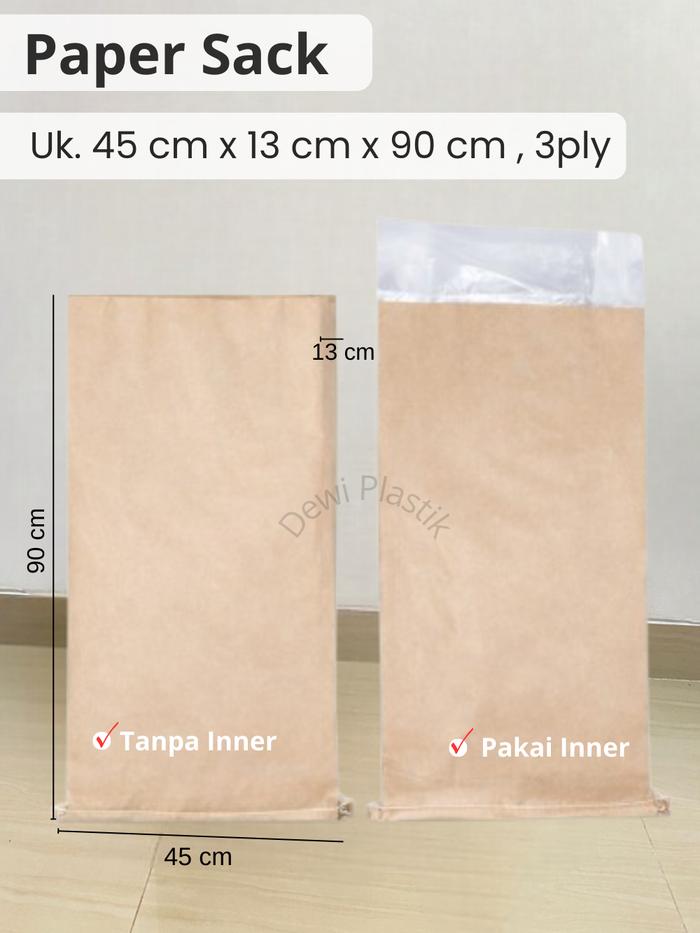 Paper Sak Background Jual Paper sack/ Sak Kertas uk 45 x 13 x 90, lapisan 3 ply - Pakai ...