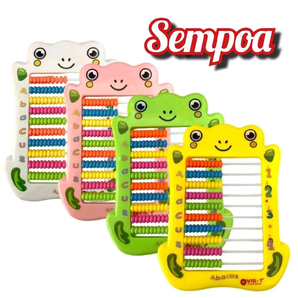 Sempoa Lucu Ukuran 15x20 cm - Simpoa Lucu (8801) Abacus Edukatif untuk Anak-anak