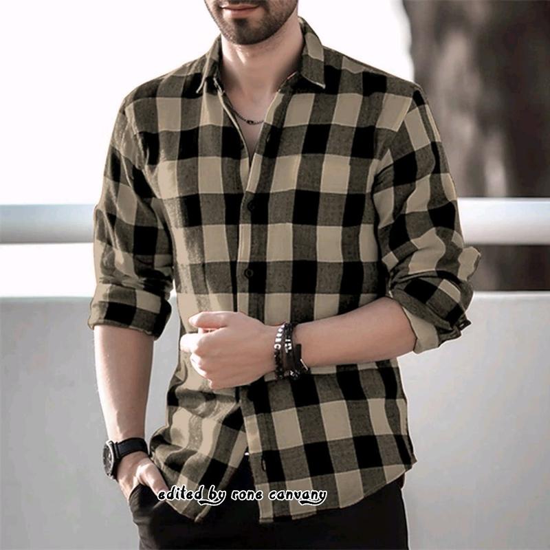 PROMO KEMEJA FLANEL LENGAN PANJANG HIGH QUALITY PREMIUM ORIGINAL BRAND UNISEX (PRIA & WANITA) UK M L XL Formal Lembut Nyaman Santai Kotak catur Distro Casual Motif baju kotak kotak pria kemeja  anak kemeja flanel formal baju hems  lengan panjang Keren 5
