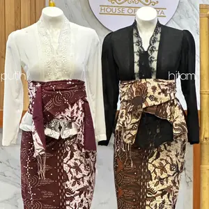 KEBAYA BORDIR RENDA TERBARU