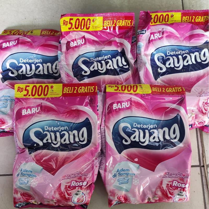 DETERGEN BOOM DAN SAYANG PAKET 3 PCS DAN 5 PCS 3