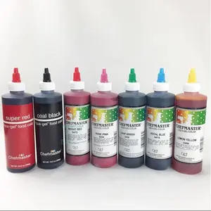 NEW CHEFMASTER FOOD COLORING GEL 10.5OZ (298GR) / PEWARNA BESAR CHEFMASTER ORI