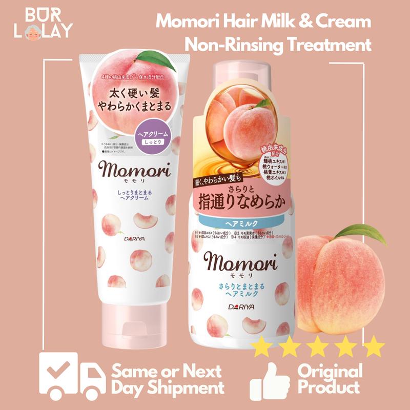 Momori Peach Hair Milk for Thin Hair & Momori Peach Hair Cream - TikTok ...