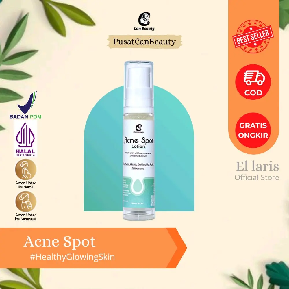 (FREE GIFT) Can Beauty ACNE SPOT , BPOM , HALAL (100% ori) Skincare CanBeauty El laris