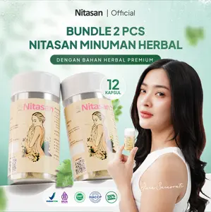 Nitasan Isi 12 - Bundling 2 Botol - Curcuma Domesticae Rizoma & Zingiberis Offcinalis