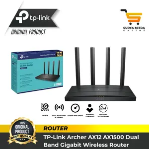 Wireless Router TP-Link Archer AX12 AX1500 Wi-Fi 6 Dual-Band Gigabit