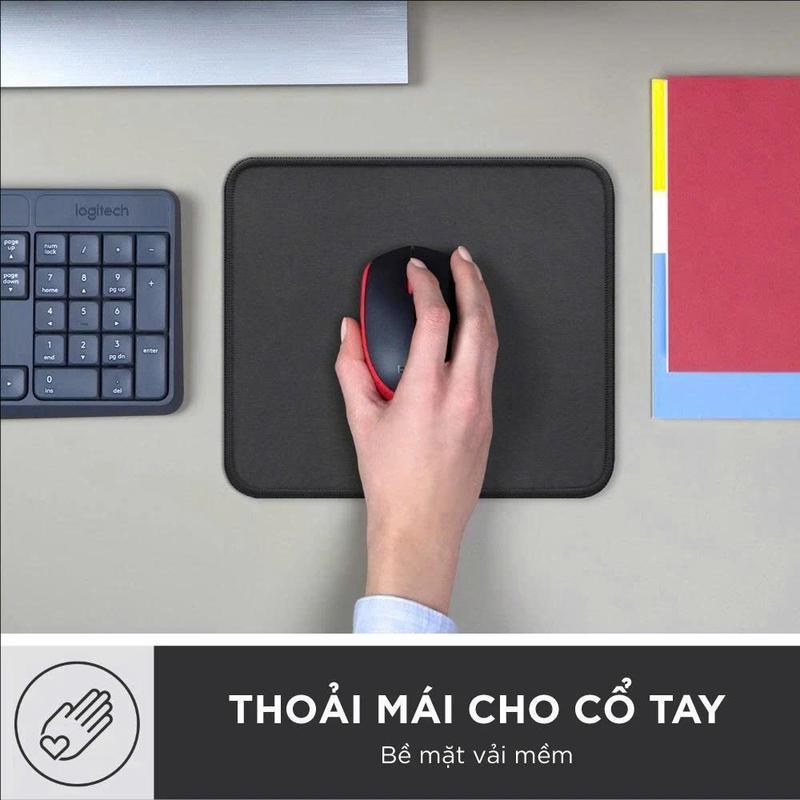 Lót chuột văn phòng kích thước 22x18cm bo viền 4 góc vải mịn