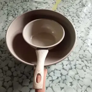 [SPESIAL BULAN INI] TEXANIA SET Wajan Anti Lengket 30cm + Saucepan 20cm Multifungsi Kitchenware