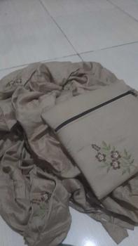 Product Review of Hafidzmukena - Mukena Terusan Dewasa Bordir Aurel Rayon Premium Muslim Katun Mukenah Wanita Cantik Hitam Putih Panjang Renda Mewah musim semi rayon ashgrey Umroh muken  abordir from a**٥ 0
