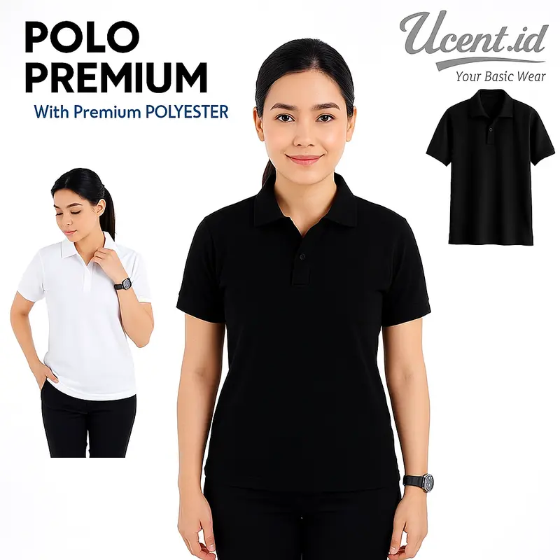 VNCENTID Kaos Polo Shirt Wanita Cewek Baju Kerah Berkerah Polo Lady Kaus Wanita Atasan Pendek Top Polos 0