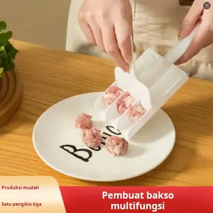 [COD Tersedia] Alat pembuat bakso empat kali lipat baru bakso dapur bakso ikan bakso untuk membuat artefak bakso