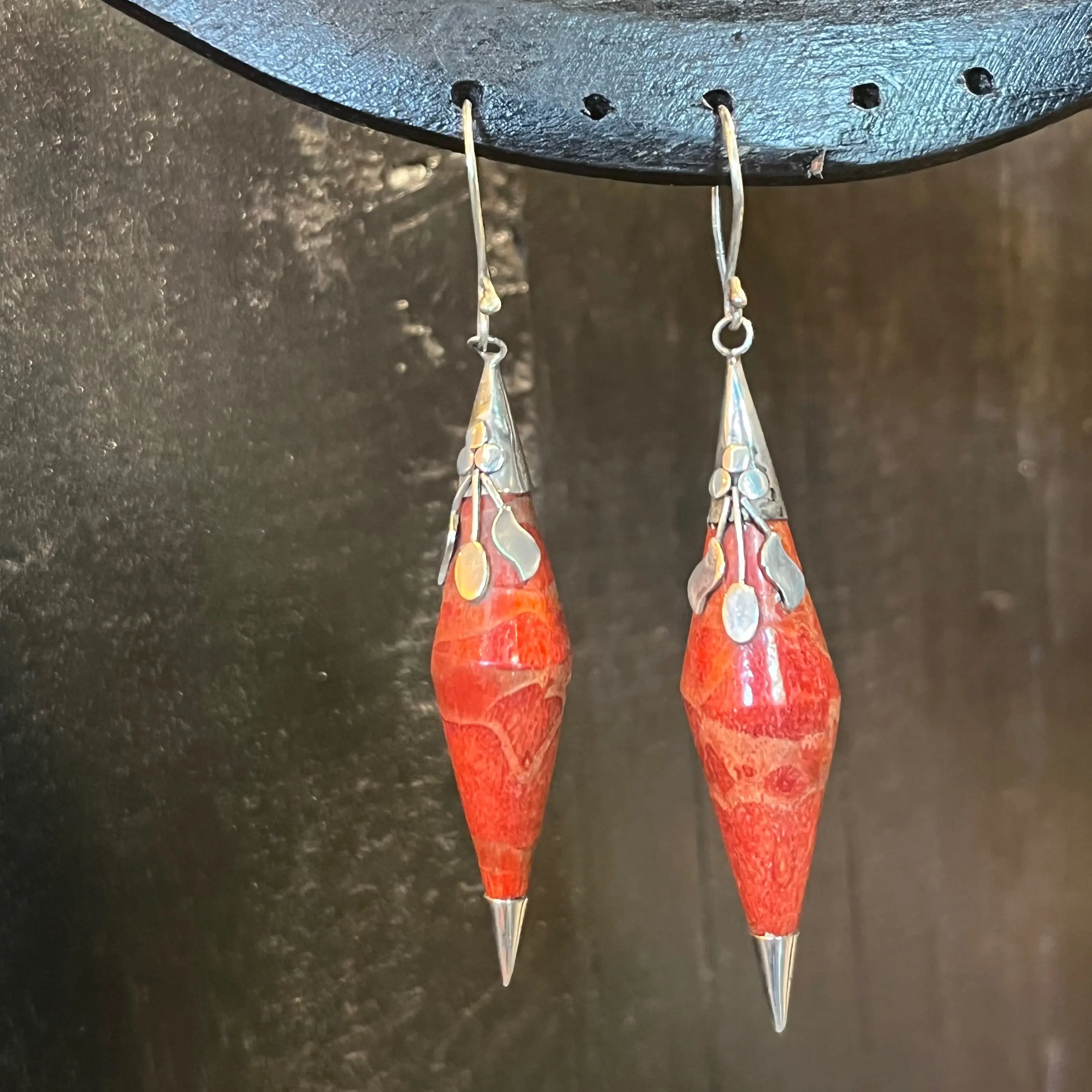Black Lotus Anting Coral Wajik Perak Premium 925