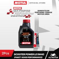 Gambar MOTUL SCOOTER POWER LE 5W40 (PAKET GOOD PERFORMANCE) dari MOTUL Indonesia Kota Administrasi Jakarta Utara 2 Tokopedia