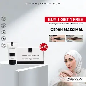 D'SAVIOR Dark Spot Repair Mini | Body Serum Travel 50ml Arabican Soap | Memudarkan Bekas Luka
