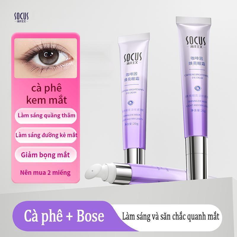  【SOCUS Kem Dưỡng Mắt Caffeine – Giảm Thâm Mắt Mờ Nếp Nhăn Săn Chắc Da Vùng Mắt Dưỡng Ẩm Hiệu Quả 