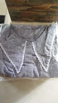 Product Review of Kemeja Kerah Sailor Top Blouse Renda Korea Style Atasan Wanita Lengan Panjang from m**l 0