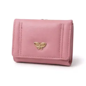 Dompet lipat mini koin Uang dompet kulit pu  behel forever young dompet wanita Kartu import korea kekinian