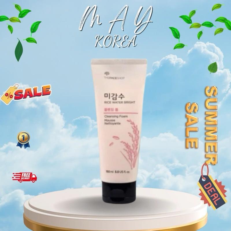 Sữa Rửa Mặt Gạo The Face Shop 150ml Dịu Nhẹ Lành Tính Cho Nữ -Skincare