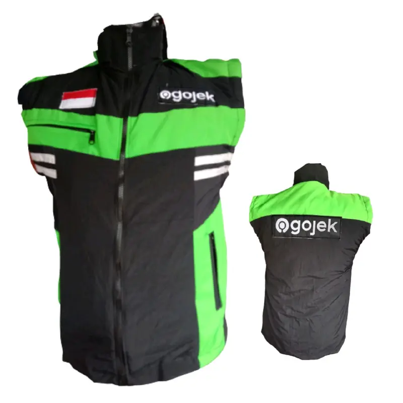 Rompi Motor Gojek Waterproof Parasut untuk Pria/Wanita, Perlindungan Tambahan Berkendara yang Ergonomis dan Nyaman 0